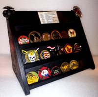 military and first responder challenge coin holder