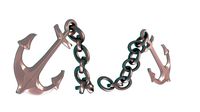 anchor with chain