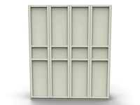 4-door cabinet