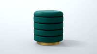 barcelona round ottoman