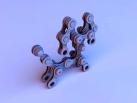 metal constructor dog 3d