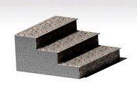 steps with old tiles design