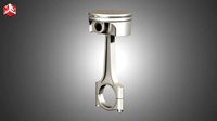 piston with connecting rod