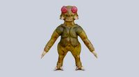 stylized monster lupio