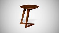 mullaney c table walnut finish