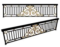 forging iron forged balcony railing 06