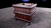 wooden flowerbed