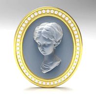 Cameo Brooche 008 | 3D