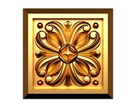 rosette carved decoration cnc 019
