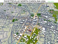 fayetteville city north carolina usa 50km
