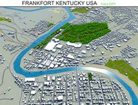 frankfort city kentucky usa 20km