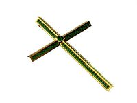 golden cross cross 3d gold cross