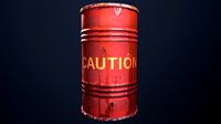 caution barrel