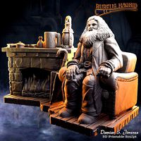 Rubeus Hagrid Harry Potter Diorama for 3D Print Hagrids Hut | 3D