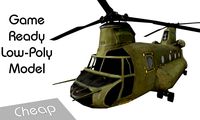 helicopter game ready model