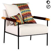 boucle atticus armchair