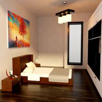 modern bedroom - hotel room