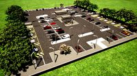 public car park area