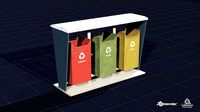 triple metallic junk box