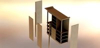 solid wood cabinet
