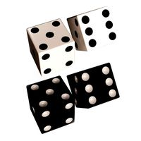 standard backgammon dice set
