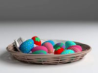 wicker plate