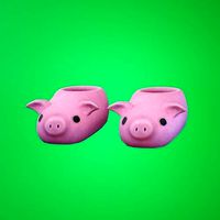 Stylized Pig Slipper