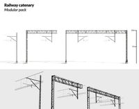 Railway Catenary - Modular pack