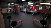 boxing hall - training gym interior