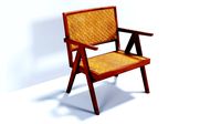 wicker chair 615-530-760mm