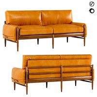 rhys twocushion sofa