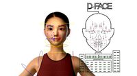 3d woman girl rigged