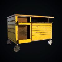 old dust toolbox