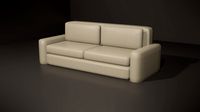 white sofa with leather texture