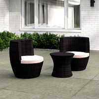 Chan Round Long Bistro Set
