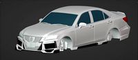 Toyota Crown S210 Athlete BlackPearl Bodykit