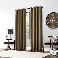 Linen Grommet Single Curtain Panel - 3 Colour
