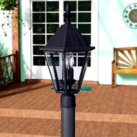 Crisler Black Light Solar Powered Lantern Head