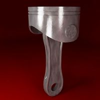 piston with connecting rod