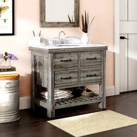 GO Hamm Rustic Fir Single Bathroom Vanity - 2 Colour