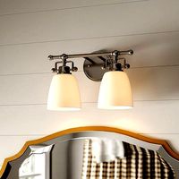 Light Dimmable Brushed Nickel Vanity Light