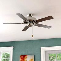 Leesburg Standard Ceiling Fan with Pull Chain - 2 Colour