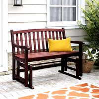 Worcester Glider Wood Garden Bench