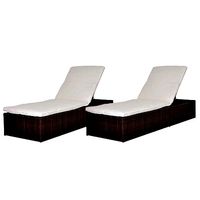 Mokane Long Reclining Chaise Lounge Set