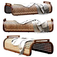 Sofia Rattan Ottoman