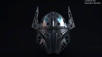 Mandalorian Helmet PBR