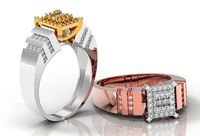 M1299017 Baguette ring | 3D