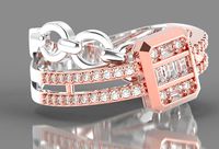 M1299016 Baguette ring | 3D