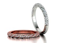 Amanda Anniversary Wedding Band Ring 3dmodel  | 3D
