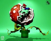 Mario Bros vs Piranha Plant | 3D